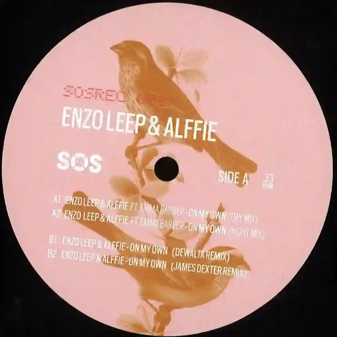A2 On My Own feat. Emma Barber (Night Mix) VINYL ONLY  cover
