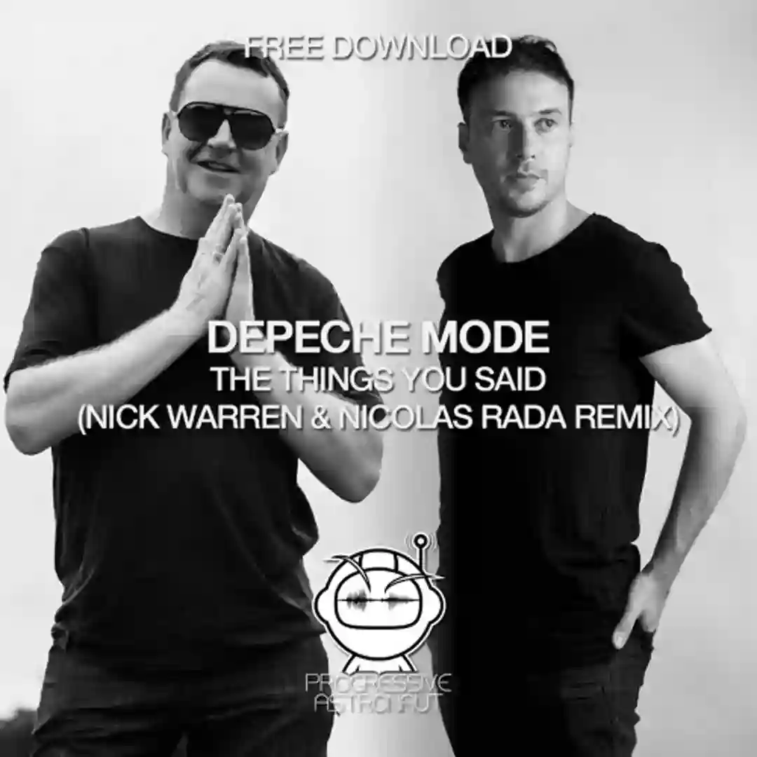 The Things You Said (Nick Warren & Nicolas Rada Remix) cover