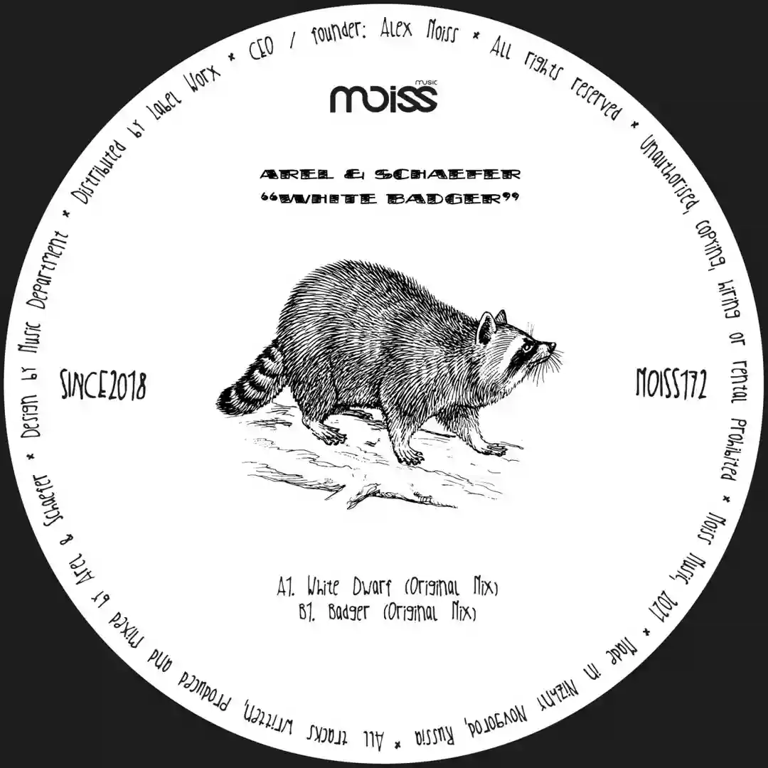 White Badger [MOISS172] cover