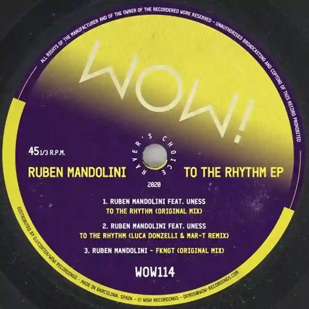 To The Rhythm Feat. Uness (Luca Donzelli & Mar-T Remix) cover