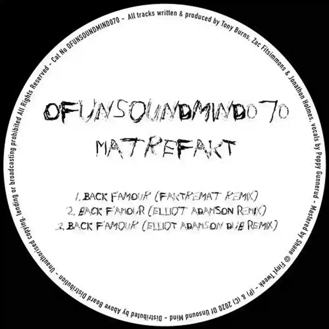 Back F'amour feat. Poppi (Elliot Adamson Remix) cover