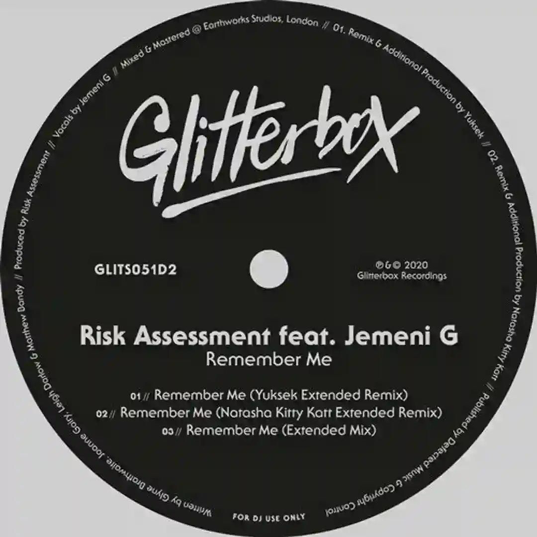 Remember Me feat. Jemeni G (Yuksek Extended Remix) cover
