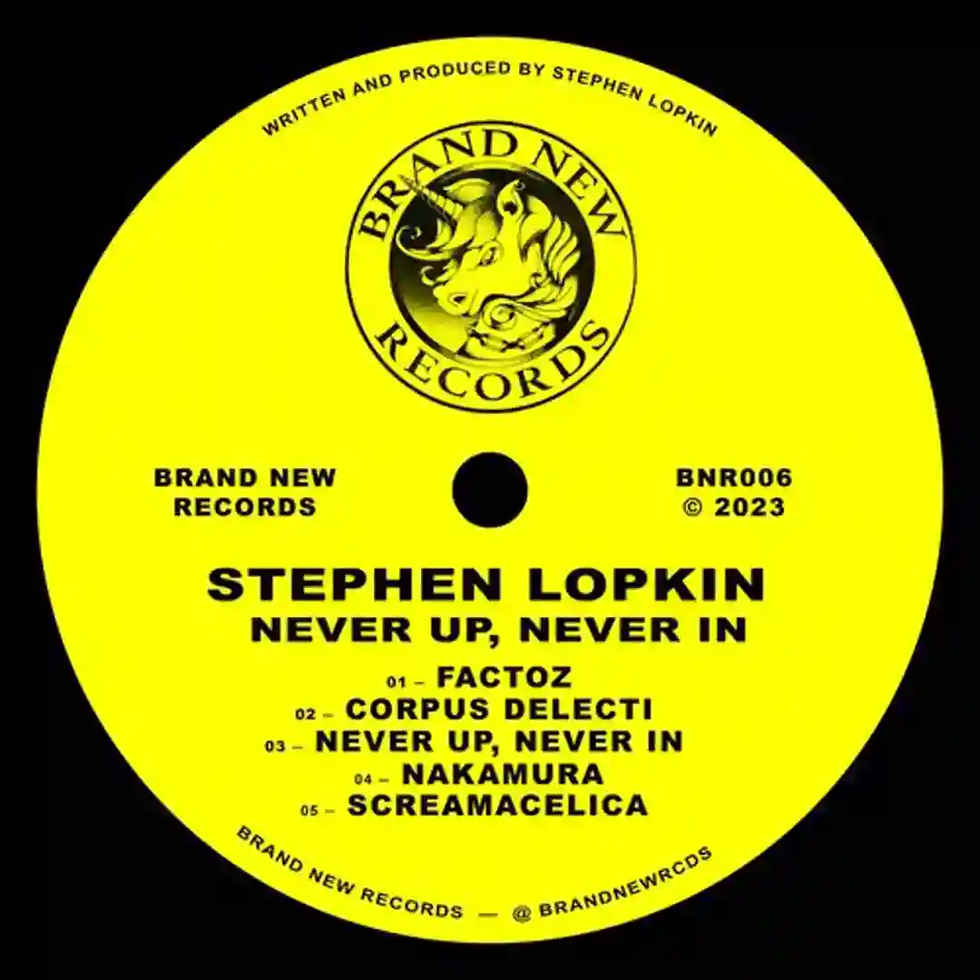 Never Up, Never In cover