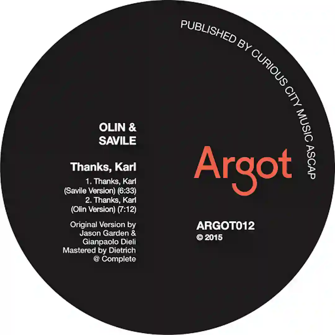 Thanks, Karl (Olin Version) cover