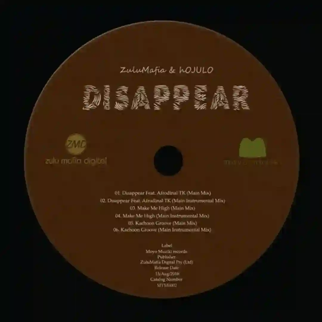 Disappear (Instrumental Mix) cover