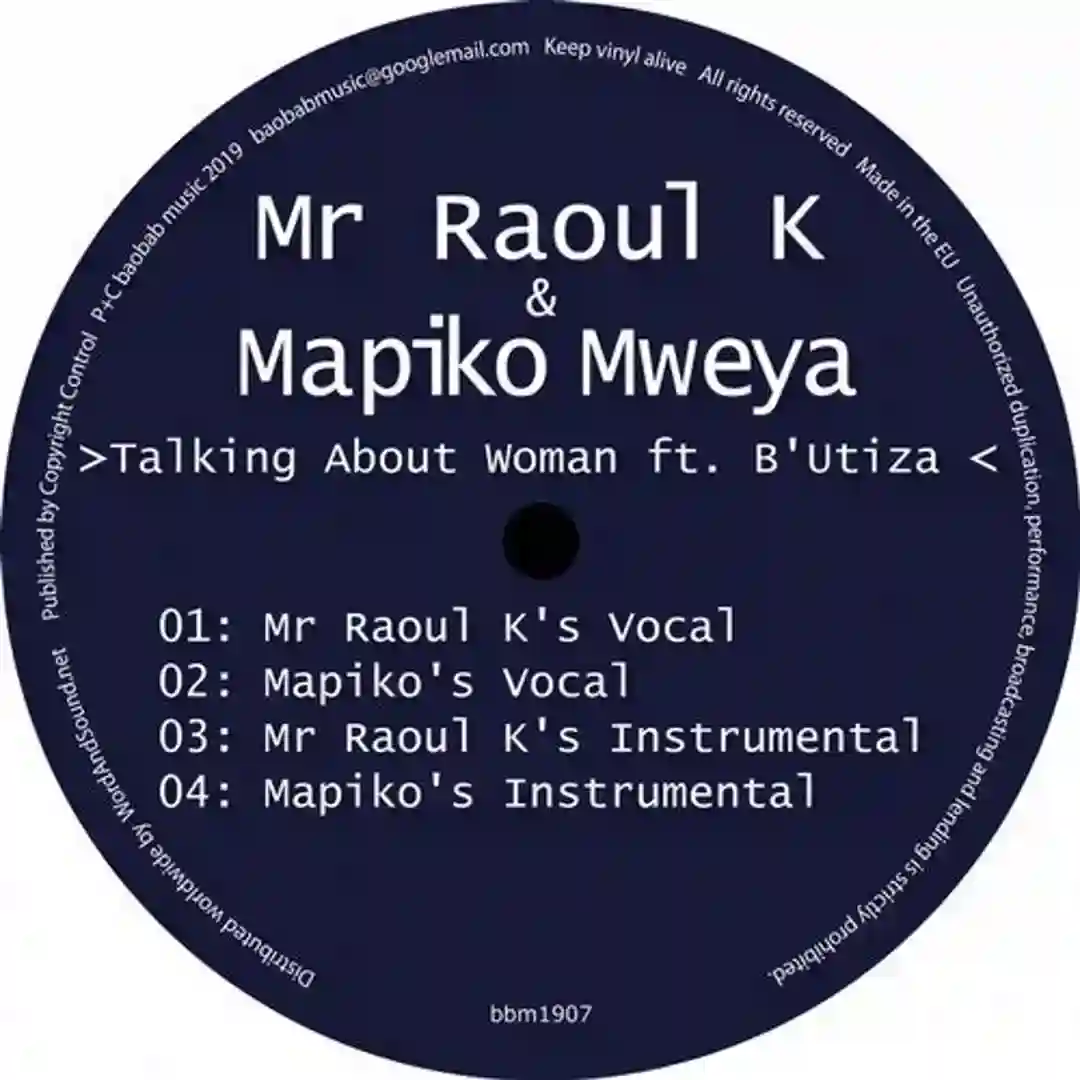 Talking About Woman feat. B'Utiza (Mr Raoul K's Instrumental Version) cover