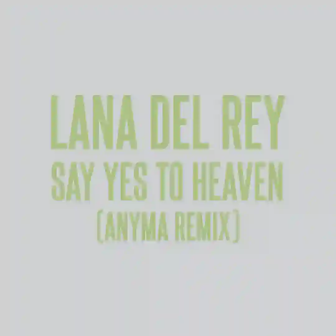 Say Yes To Heaven (Anyma Remix) cover