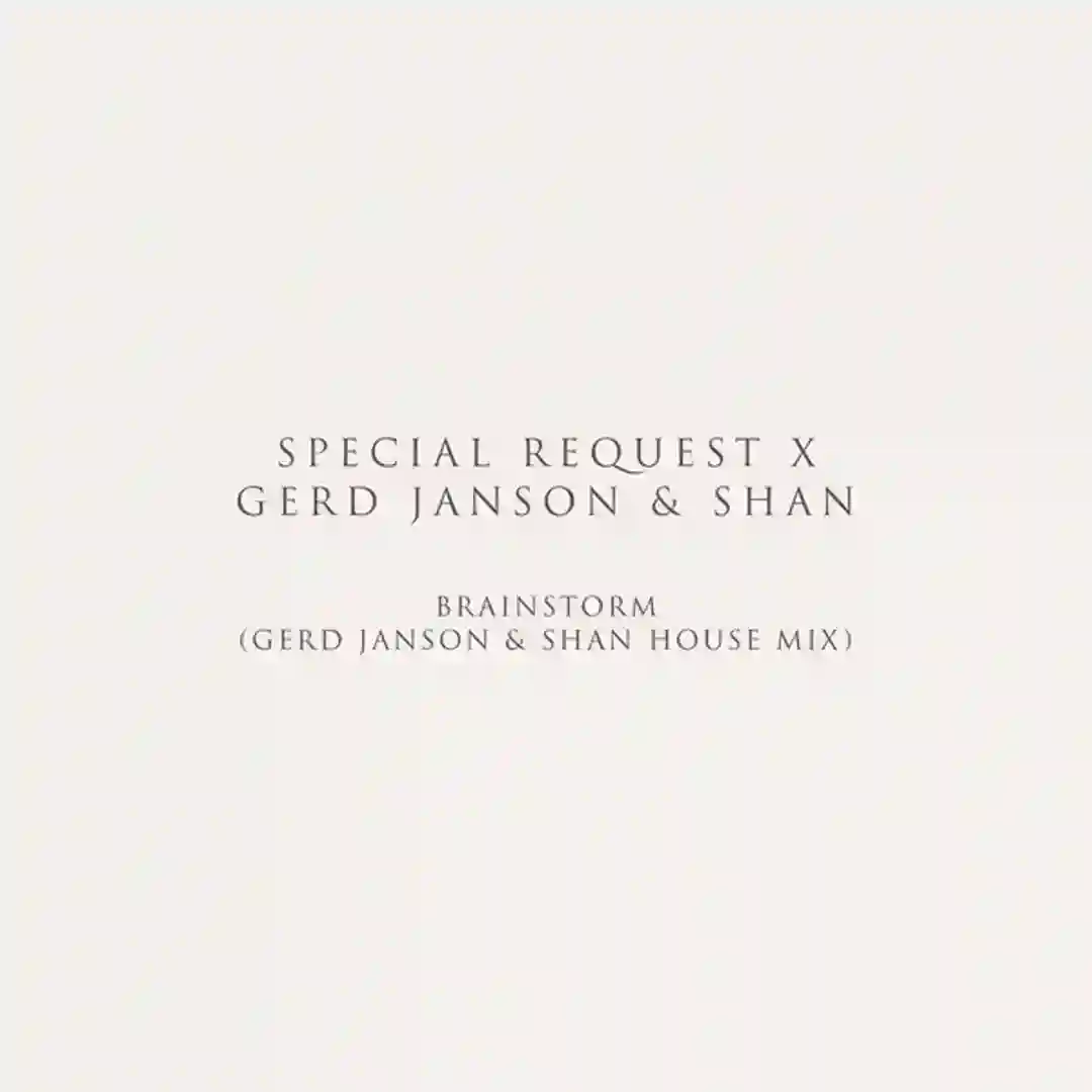 Brainstorm (Gerd Janson and Shan House Mix) cover