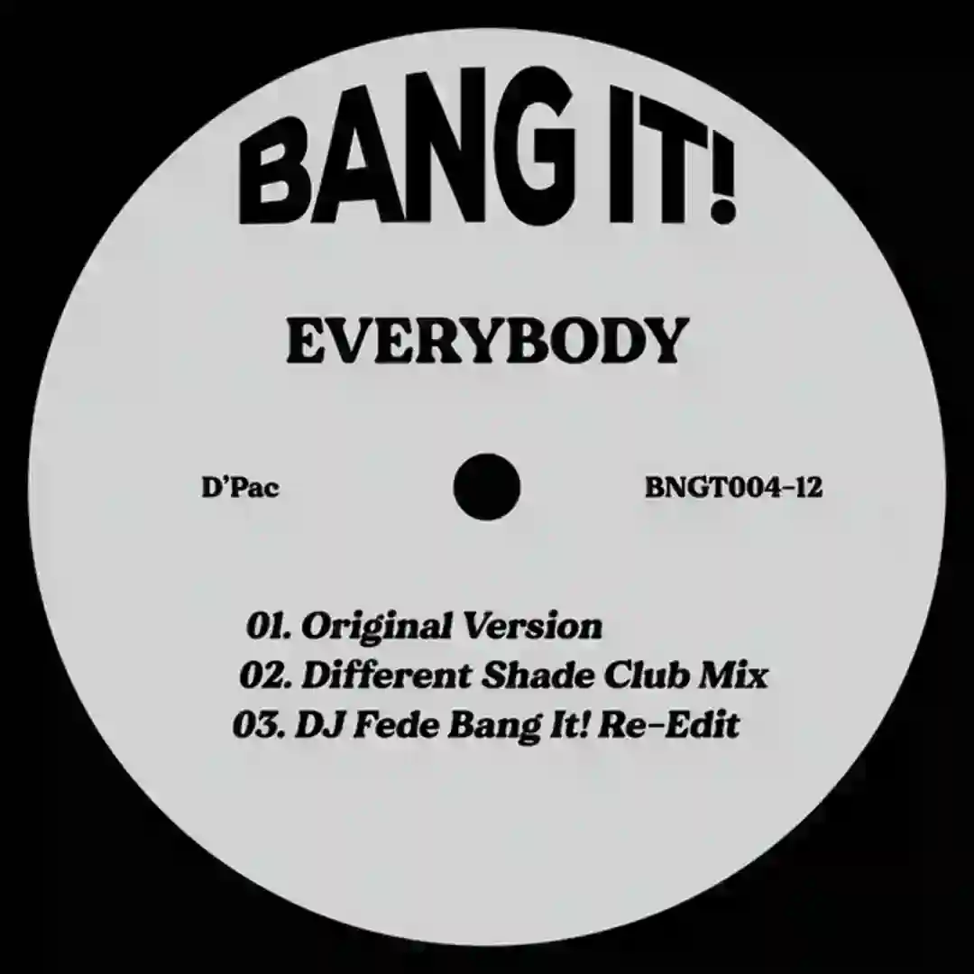 Everybody (Dj Fede Bang It! Re-Edit) cover