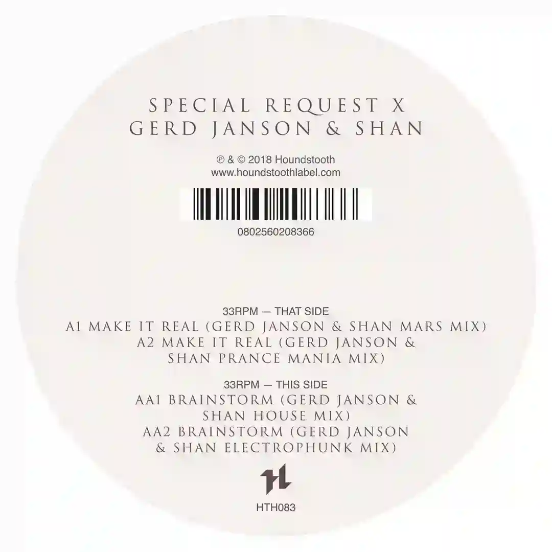 Special Request X Gerd Janson & Shan cover