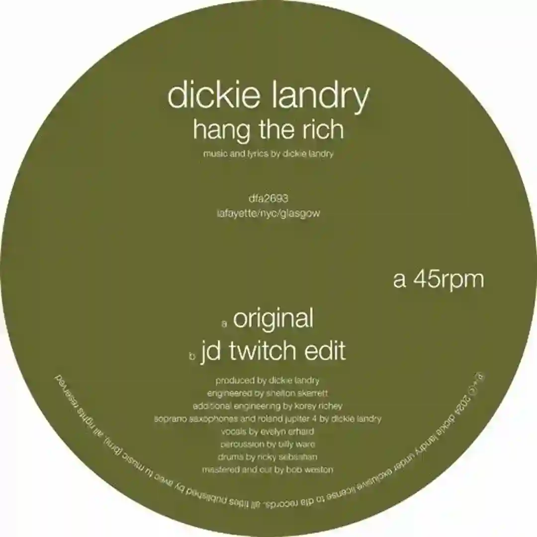 Hang The Rich (JD Twitch Edit) cover