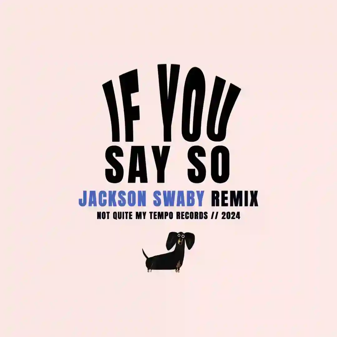 If You Say So (Jackson Swaby Remix) cover