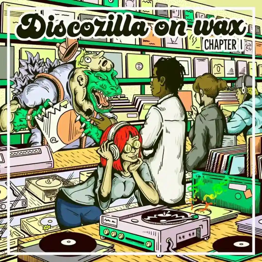 Discozilla on wax cover
