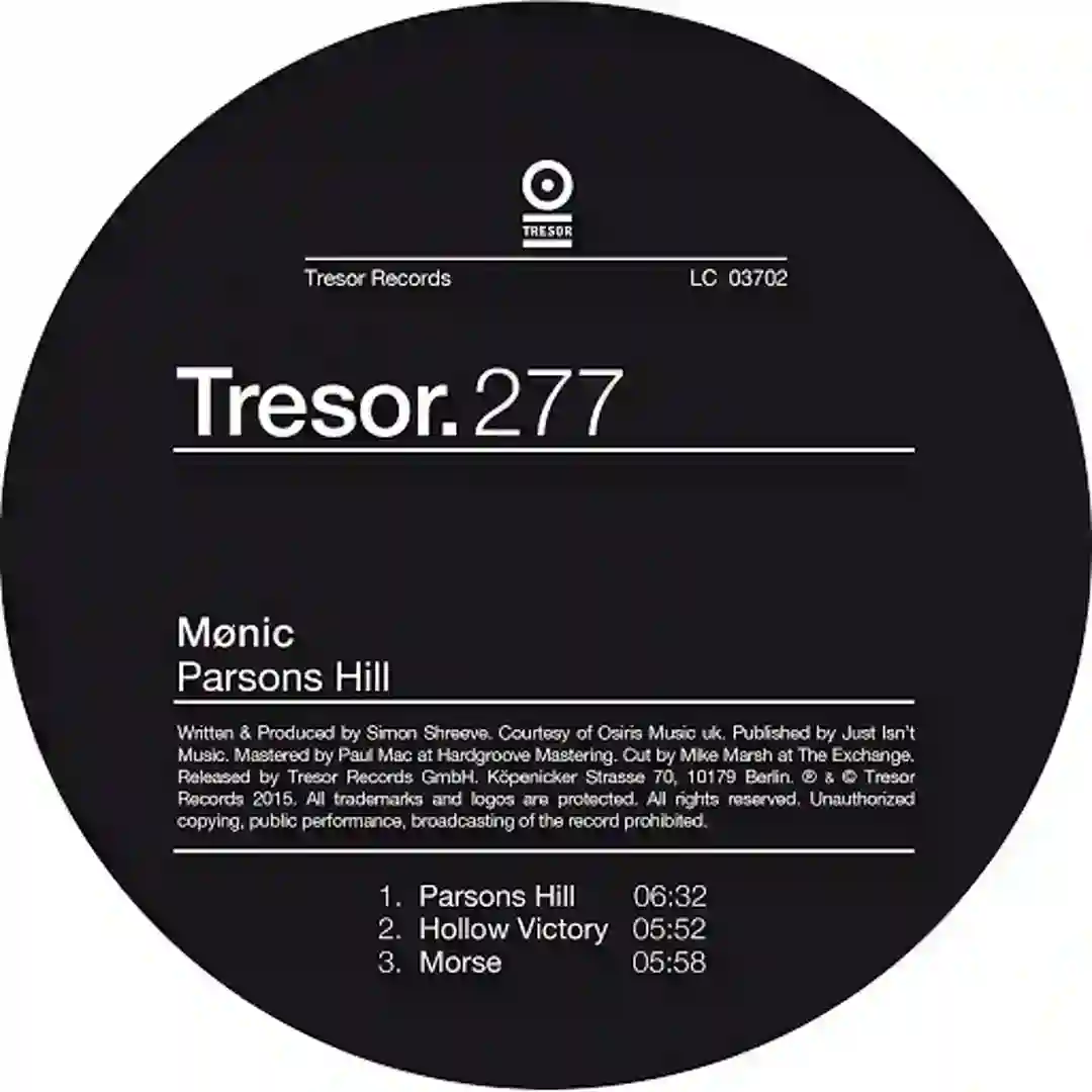 Parsons Hill cover