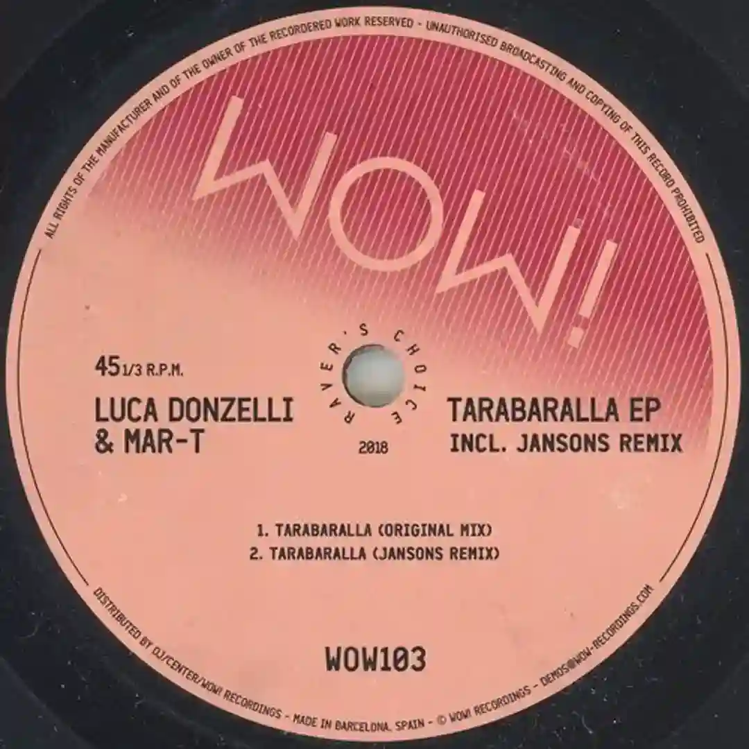 Tarabaralla (Jansons Remix) cover