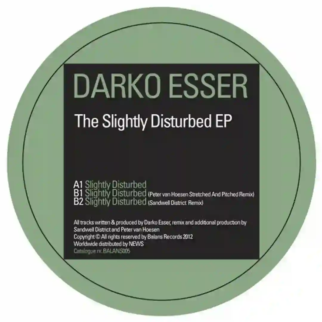 The Slightly Disturbed EP WOLF022 cover