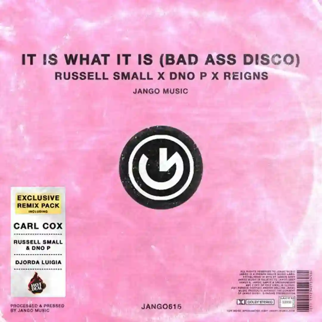 It Is What It Is (Bad Ass Disco) (Carl Cox Remix) cover