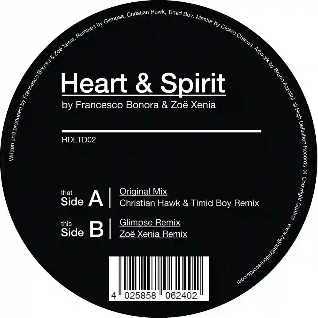 Heart  Spirit (Zoe Xenia Remix) [High Definition Records] cover