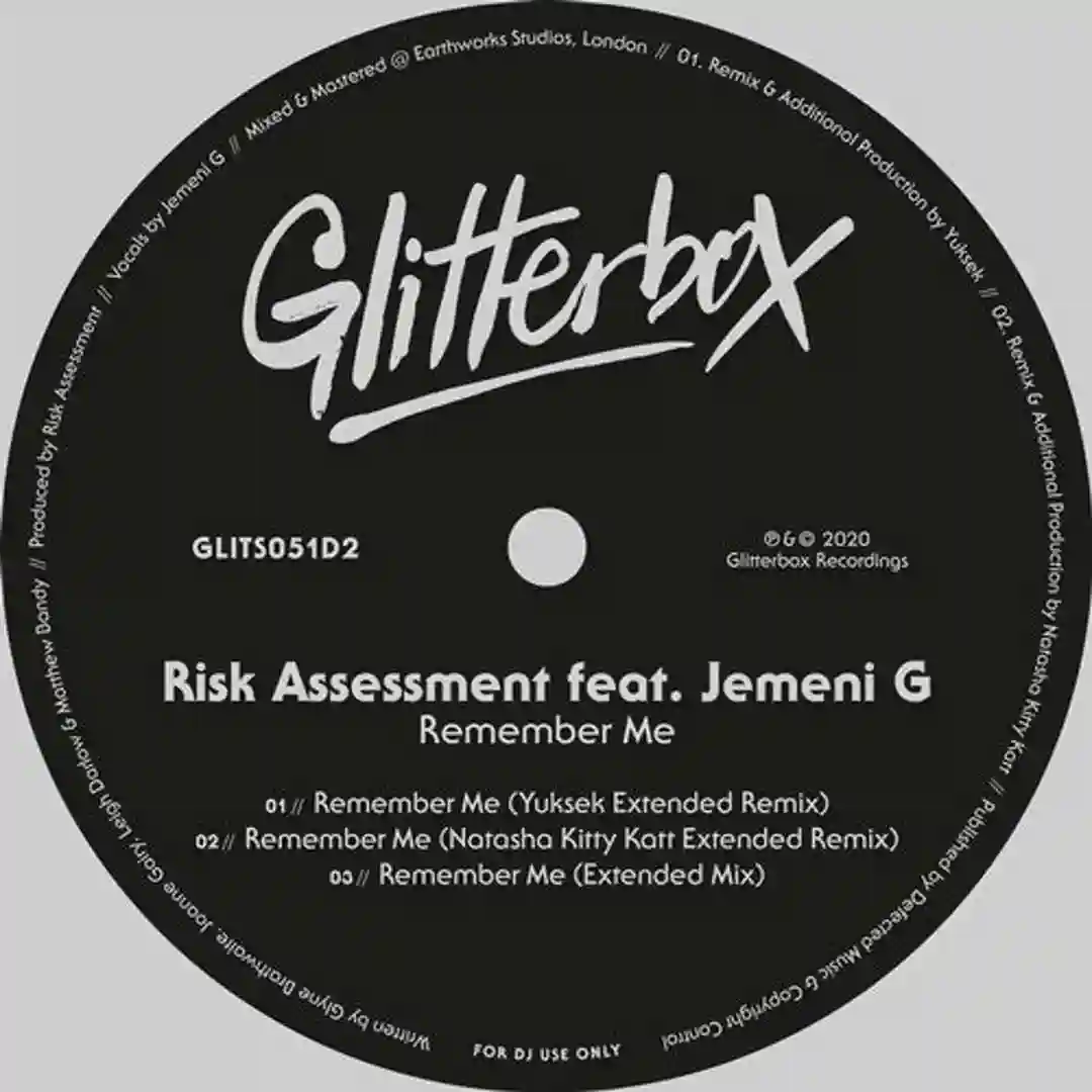 Remember Me feat. Jemeni G (Natasha Kitty Kat Extended Remix) cover