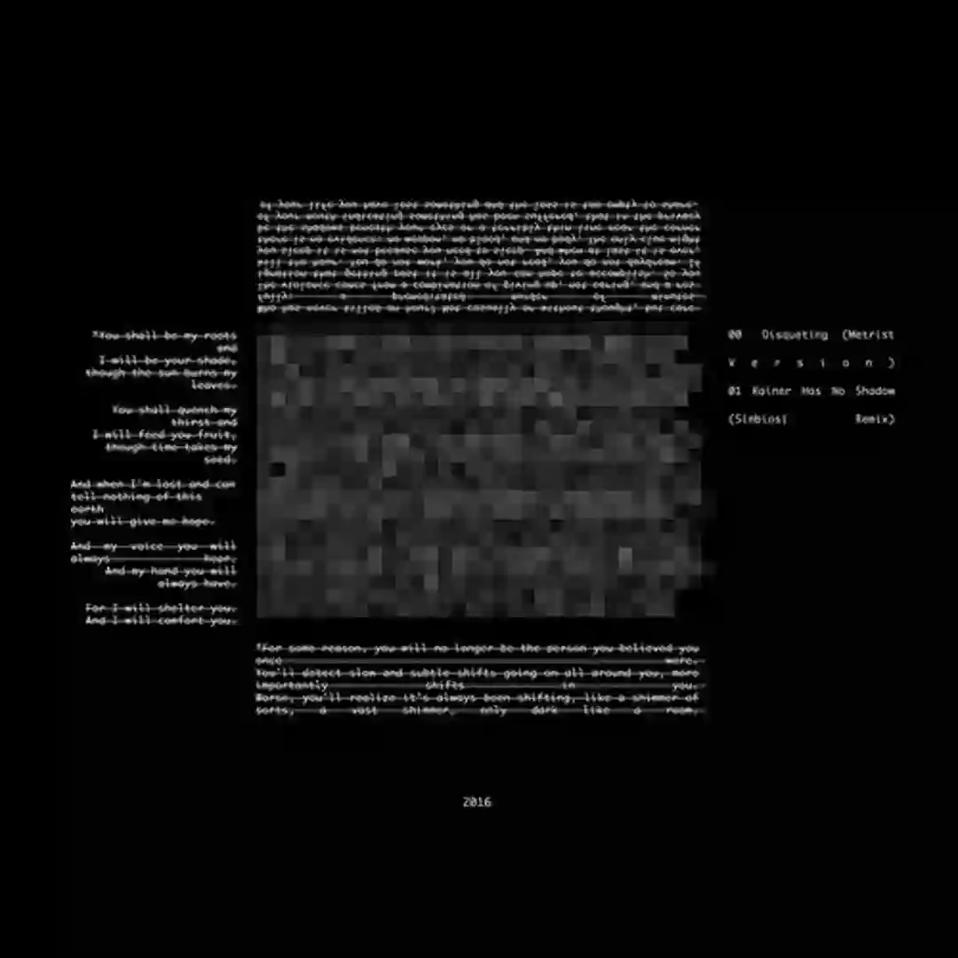 Rainer Has No Shadow (Simbiosi Remix) cover