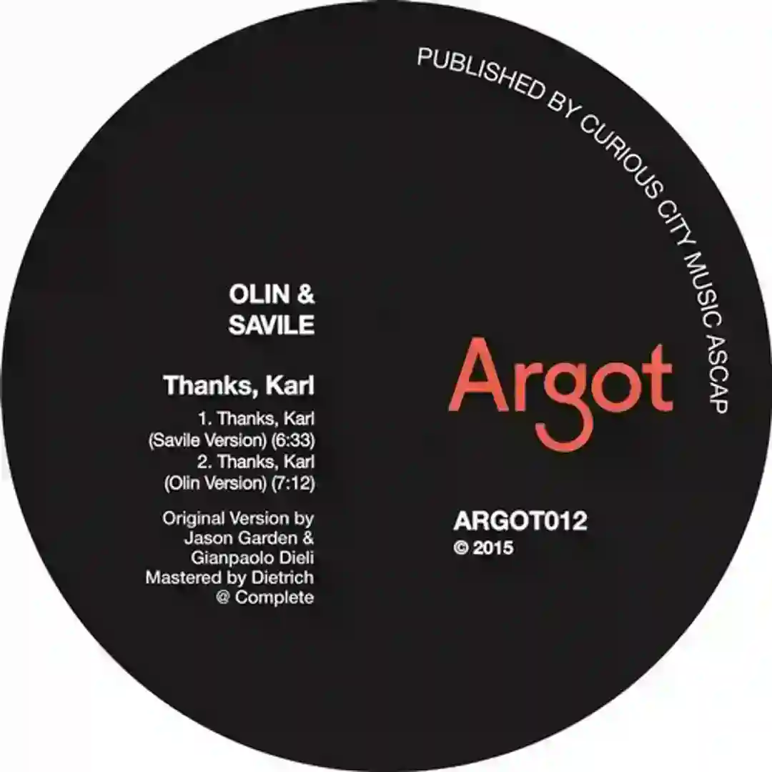 Thanks, Karl (Olin Version) cover