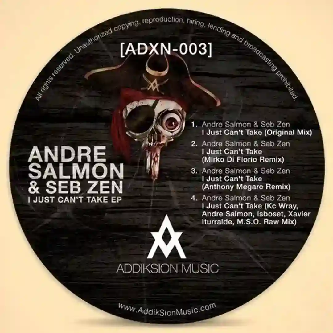 I Just Can't Take (Kc Wray, Andre Salmon, Isboset, Xavier Iturralde, M.S.O. Raw Mix) cover