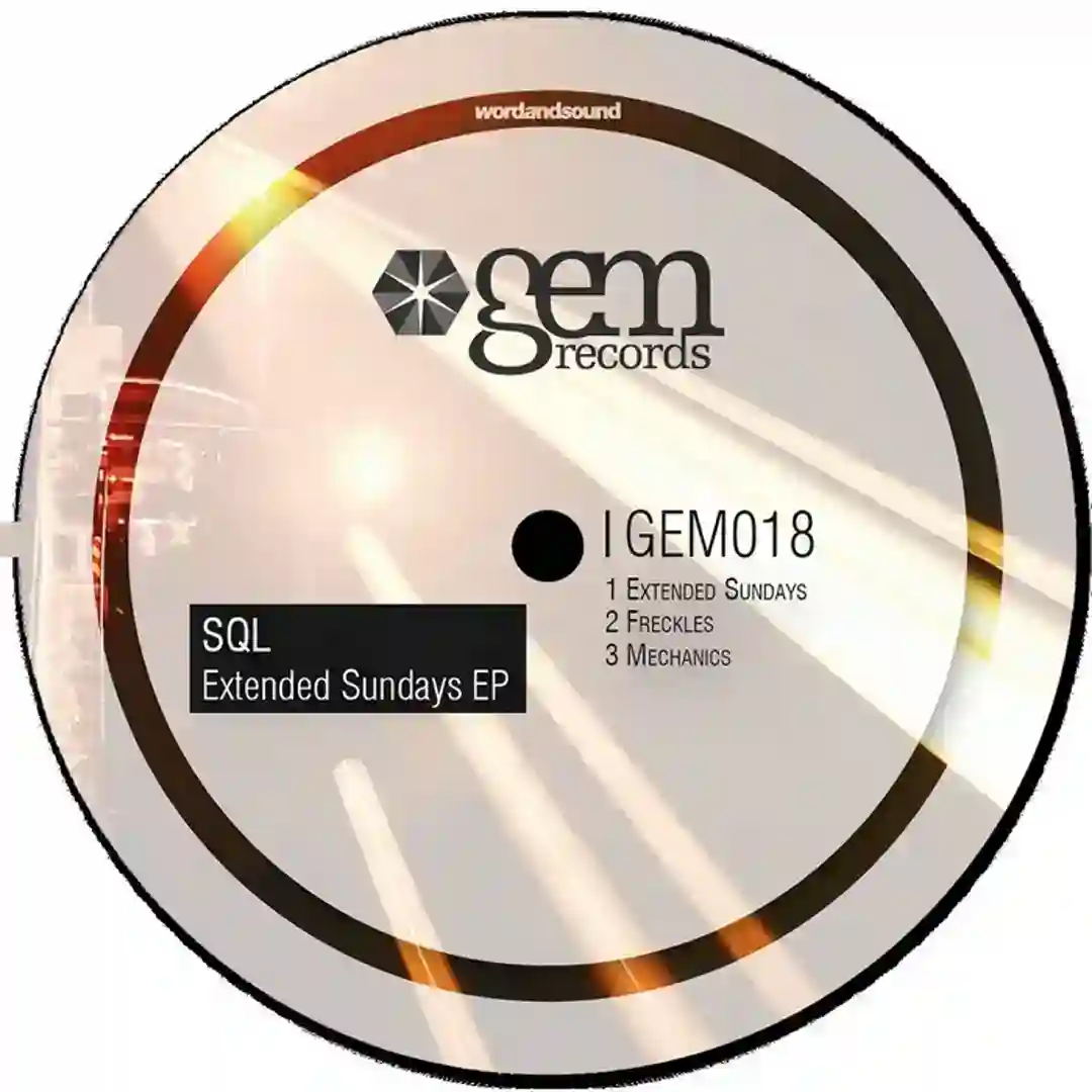 Extended Sundays EP GEM018 cover
