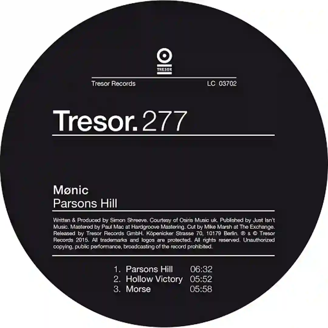 Parsons Hill cover