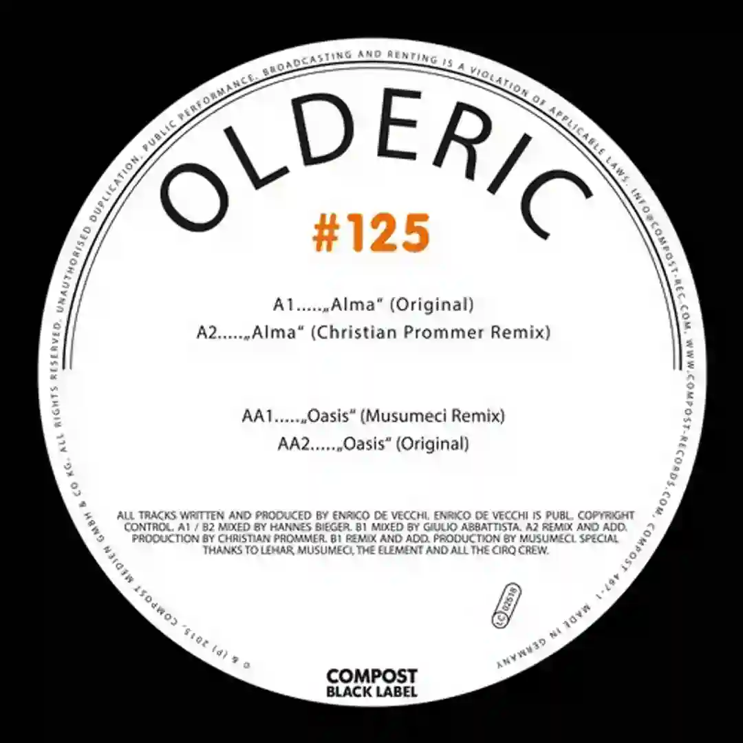 Compost Black Label #125 - Alma EP cover